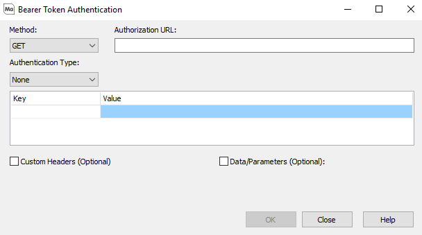 Configuration for Bearer Token authentication. 